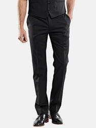 emilio adani Herren Anzughose slim fit in Schwarz emilio adani Herren Anzughose slim fit in Schwarz