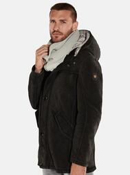 emilio adani Herren Lederparka in Schwarzbraun emilio adani Herren Lederparka in Schwarzbraun