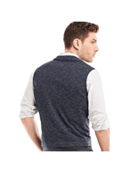 emilio adani Herren Sakkoweste mit Retromuster in Saphirblau emilio adani Herren Sakkoweste mit Retromuster in Saphirblau