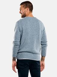 emilio adani Herren Rundhals Pullover in Hellblau emilio adani Herren Rundhals Pullover in Hellblau