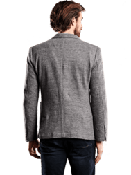 emilio adani Herren Freizeit-Sakko slim fit in Granitgrau emilio adani Herren Freizeit-Sakko slim fit in Granitgrau