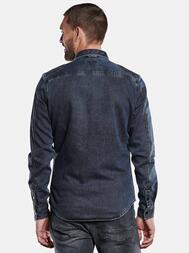 emilio adani Herren Hemd uni in Saphirblau emilio adani Herren Hemd uni in Saphirblau