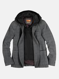emilio adani Herren Freizeit-Sakko slim fit in Anthrazit emilio adani Herren Freizeit-Sakko slim fit in Anthrazit
