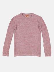 emilio adani Herren Rundhals Pullover in Feuerrot emilio adani Herren Rundhals Pullover in Feuerrot
