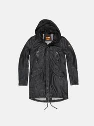 emilio adani Herren Lederjacke in Schwarz emilio adani Herren Lederjacke in Schwarz