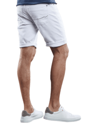 emilio adani Weiße Denim Short mit modischen Destroys emilio adani Weiße Denim Short mit modischen Destroys