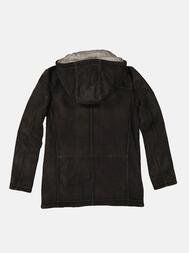 emilio adani Herren Lederparka in Schwarzbraun emilio adani Herren Lederparka in Schwarzbraun