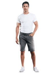 engbers High Stretch Denim Shorts mit modernen Wascheffekten engbers High Stretch Denim Shorts mit modernen Wascheffekten