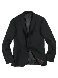 emilio adani Herren schlankes Business-Sakko in Schwarz emilio adani Herren schlankes Business-Sakko in Schwarz