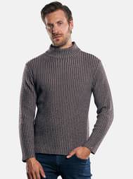 emilio adani Rollkragenpullover mit Rippstruktur emilio adani Rollkragenpullover mit Rippstruktur