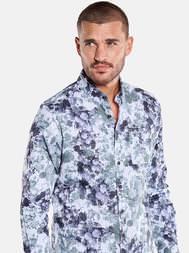 emilio adani Herren Hemd langarm in Oliv emilio adani Herren Hemd langarm in Oliv