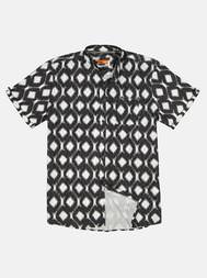 emilio adani Kurzarm-Hemd mit All-Over-Print emilio adani Kurzarm-Hemd mit All-Over-Print