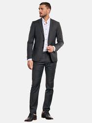 emilio adani Herren Anzugsakko slim fit in Anthrazit emilio adani Herren Anzugsakko slim fit in Anthrazit