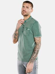 emilio adani Herren Poloshirt in Moosgrün emilio adani Herren Poloshirt in Moosgrün