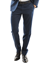 emilio adani Herren Anzughose slim fit in Saphirblau emilio adani Herren Anzughose slim fit in Saphirblau