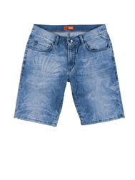 emilio adani Modische Denim Shorts mit coolem Laserprint emilio adani Modische Denim Shorts mit coolem Laserprint