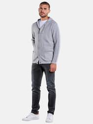emilio adani Herren Cardigan in Silbergrau emilio adani Herren Cardigan in Silbergrau