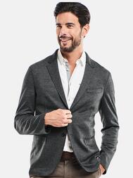 emilio adani Herren Freizeit-Sakko slim fit in Granitgrau emilio adani Herren Freizeit-Sakko slim fit in Granitgrau
