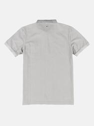 emilio adani Herren Poloshirt in Silbergrau emilio adani Herren Poloshirt in Silbergrau