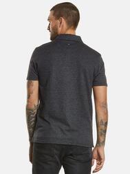 emilio adani Herren Polo-Shirt gemustert in Anthrazit emilio adani Herren Polo-Shirt gemustert in Anthrazit
