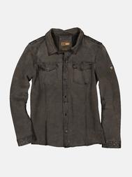 emilio adani Herren Lederjacke slim fit in Dunkelbraun emilio adani Herren Lederjacke slim fit in Dunkelbraun