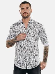 emilio adani Langarm-Hemd mit floralem Print emilio adani Langarm-Hemd mit floralem Print