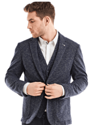 emilio adani Herren Freizeit-Sakko slim fit in Saphirblau emilio adani Herren Freizeit-Sakko slim fit in Saphirblau
