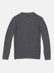 emilio adani Herren Rundhals Pullover in Kieselgrau emilio adani Herren Rundhals Pullover in Kieselgrau