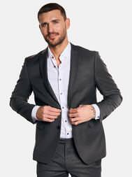 emilio adani Herren Anzugsakko slim fit in Anthrazit emilio adani Herren Anzugsakko slim fit in Anthrazit