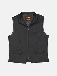 emilio adani Herren Sakko-Weste slim fit in Anthrazit emilio adani Herren Sakko-Weste slim fit in Anthrazit