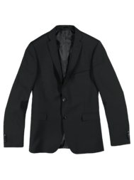 emilio adani Herren schlankes Business-Sakko in Schwarz emilio adani Herren schlankes Business-Sakko in Schwarz