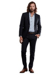 emilio adani Herren smartes Business-Sakko in Saphirblau emilio adani Herren smartes Business-Sakko in Saphirblau