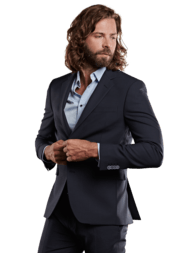 emilio adani Herren smartes Business-Sakko in Saphirblau emilio adani Herren smartes Business-Sakko in Saphirblau