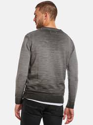 emilio adani Herren Rundhals Pullover in Kieselgrau emilio adani Herren Rundhals Pullover in Kieselgrau