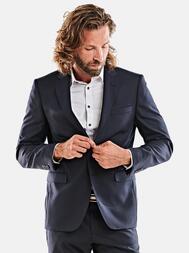 emilio adani Herren Anzugsakko slim fit in Saphirblau emilio adani Herren Anzugsakko slim fit in Saphirblau