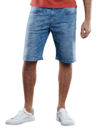 emilio adani Modische Denim Shorts mit coolem Laserprint emilio adani Modische Denim Shorts mit coolem Laserprint