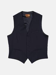 emilio adani Herren Sakko-Weste slim fit in Saphirblau emilio adani Herren Sakko-Weste slim fit in Saphirblau