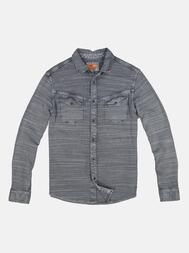 emilio adani Herren Poloshirt langarm in Dunkelgrau emilio adani Herren Poloshirt langarm in Dunkelgrau