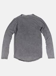 emilio adani Herren Rundhals Shirt in Granitgrau emilio adani Herren Rundhals Shirt in Granitgrau