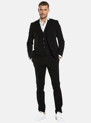 emilio adani Herren Anzug-Sakko slim fit in Schwarz emilio adani Herren Anzug-Sakko slim fit in Schwarz