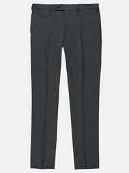 emilio adani Herren Ministruktur Anzughose slim fit in Granitgrau emilio adani Herren Ministruktur Anzughose slim fit in Granitgrau