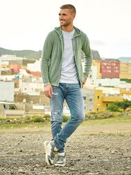 emilio adani Herren Strickjacke in Hellgrün emilio adani Herren Strickjacke in Hellgrün