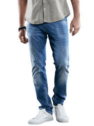 emilio adani Stretch Denim mit Washed-Out Effekt emilio adani Stretch Denim mit Washed-Out Effekt