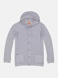 emilio adani Herren Cardigan in Silbergrau emilio adani Herren Cardigan in Silbergrau