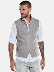 emilio adani Herren Sakkoweste in Braunbeige emilio adani Herren Sakkoweste in Braunbeige