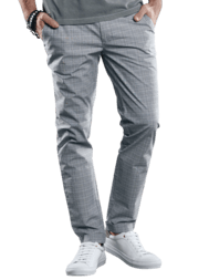 emilio adani modische Chino im Dessin emilio adani modische Chino im Dessin