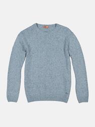 emilio adani Herren Rundhals Pullover in Hellblau emilio adani Herren Rundhals Pullover in Hellblau