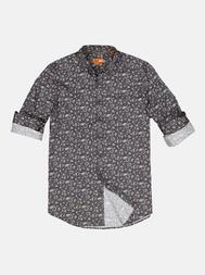emilio adani Langarm-Hemd mit All-Over-Print emilio adani Langarm-Hemd mit All-Over-Print