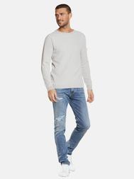 emilio adani Herren Pullover strukturiert in Hellgrau emilio adani Herren Pullover strukturiert in Hellgrau