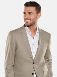 emilio adani Herren Anzug-Sakko slim fit in Braunbeige emilio adani Herren Anzug-Sakko slim fit in Braunbeige